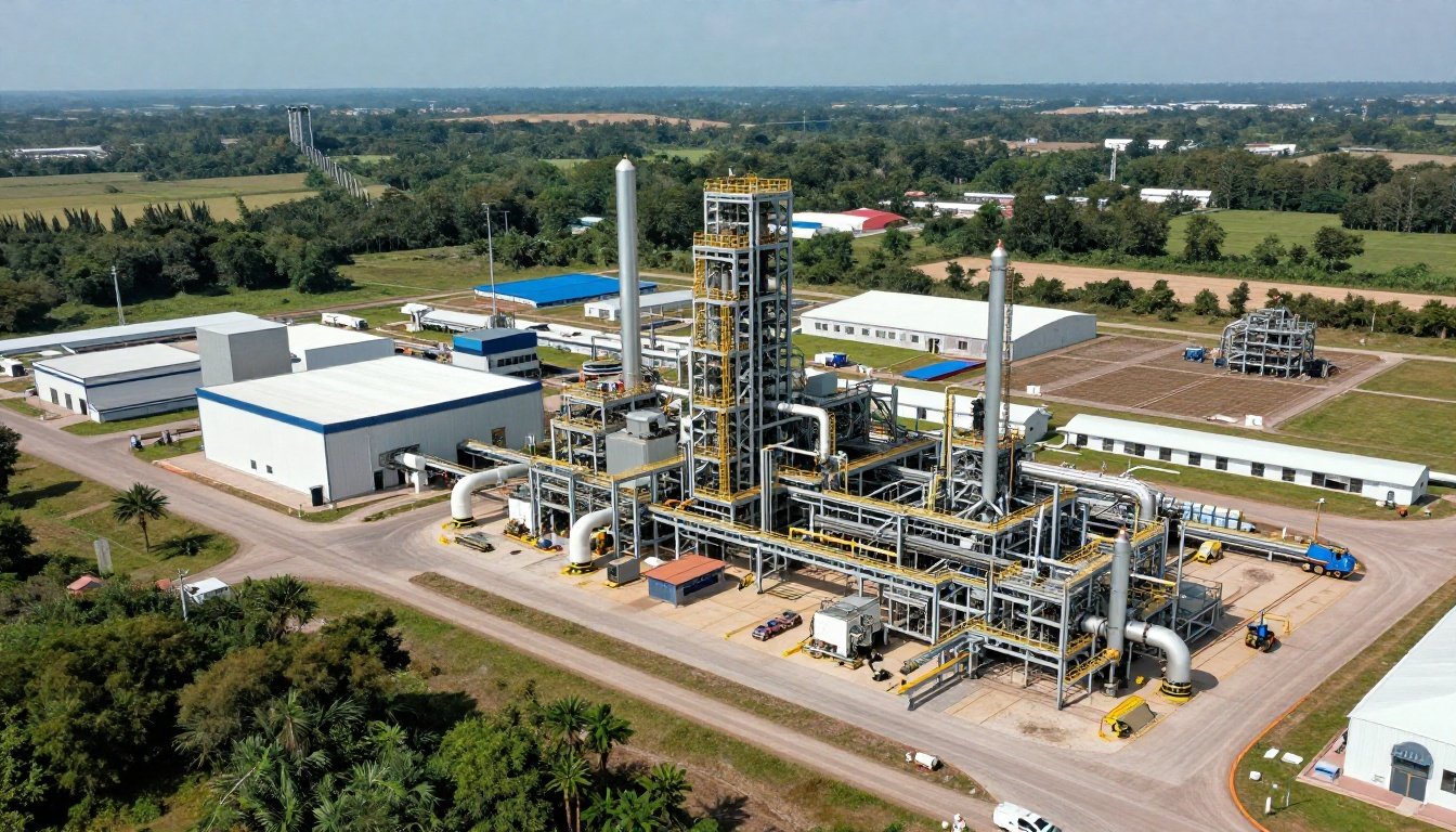 La inversión en energía verde: Atome construye una planta de fertilizantes en Paraguay