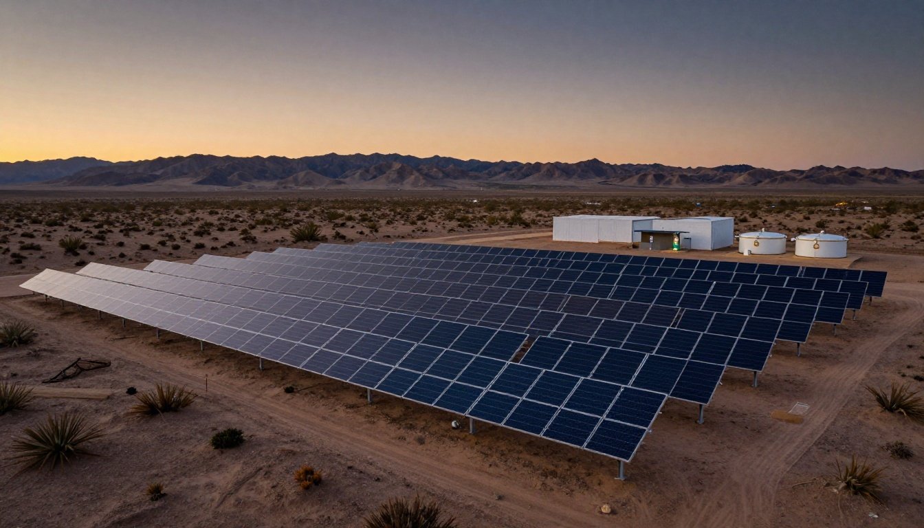 Acuerdo de construcción solar y de almacenamiento en Arizona