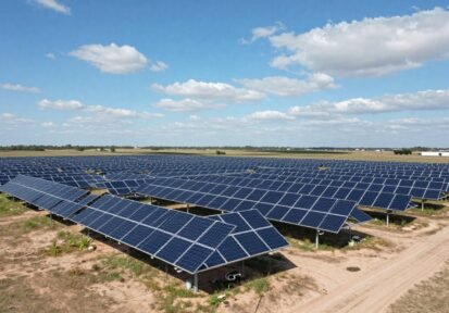 La energía solar supera al carbón en Texas