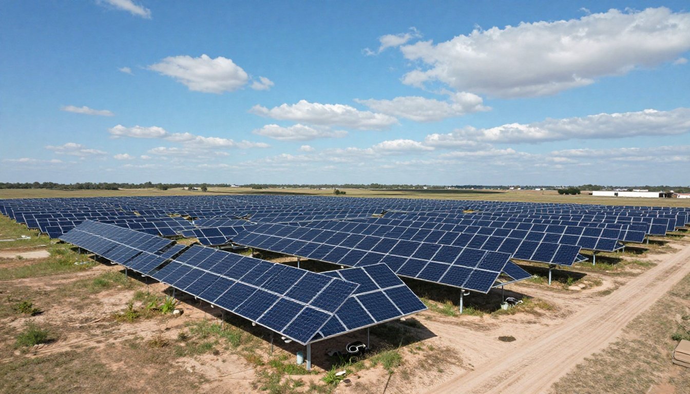 La energía solar supera al carbón en Texas