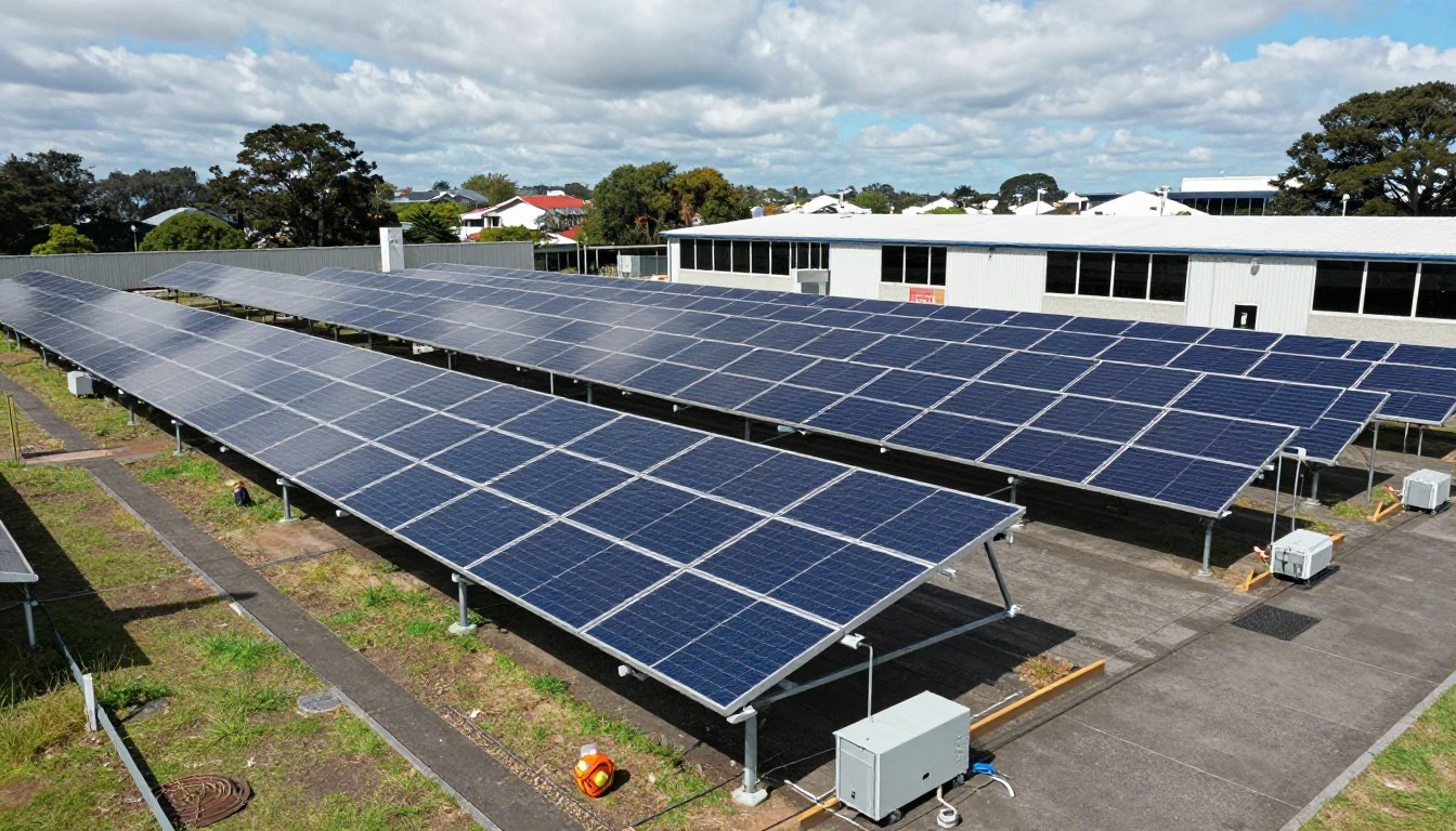 La mayor instalación solar en azotea de Nueva Zelanda inicia operaciones
