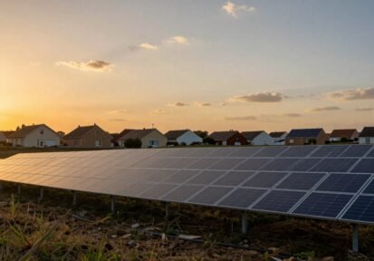 Caída drástica en el mercado solar residencial francés en 2025
