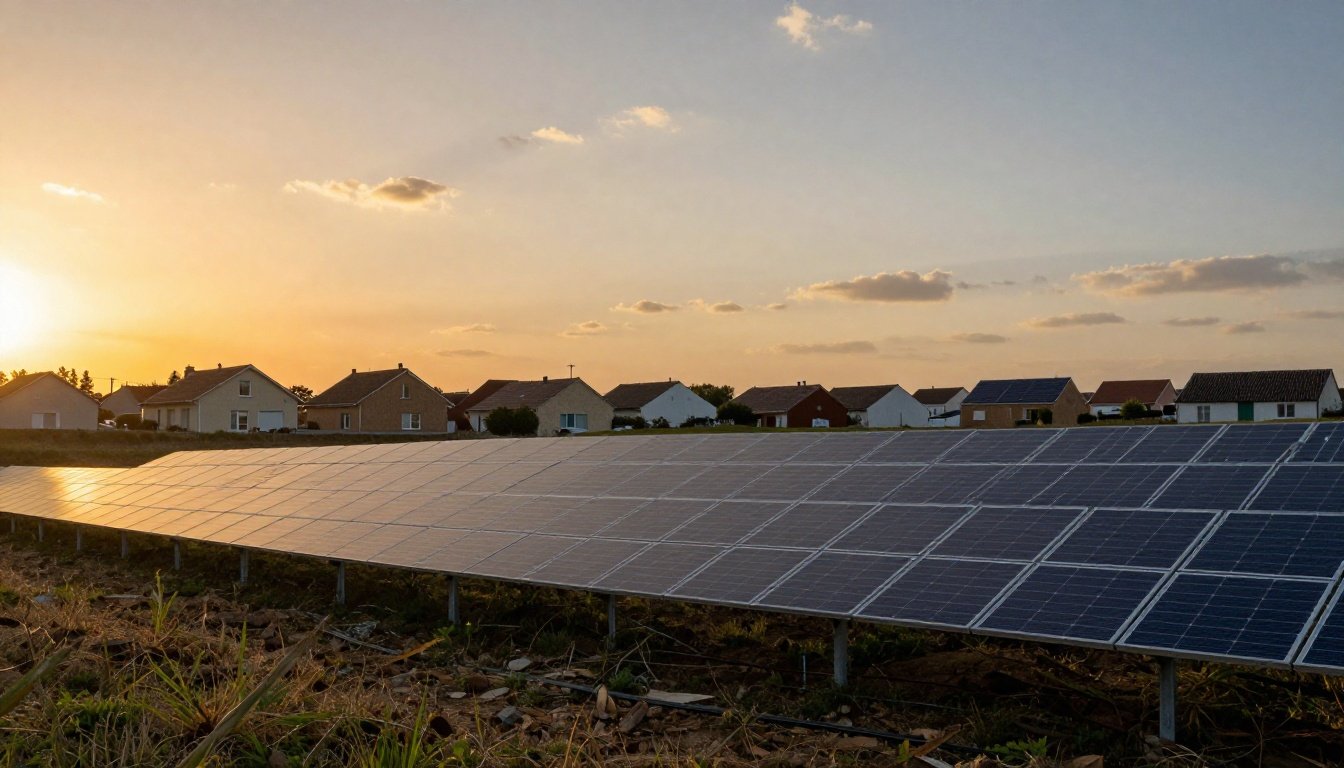 Caída drástica en el mercado solar residencial francés en 2025