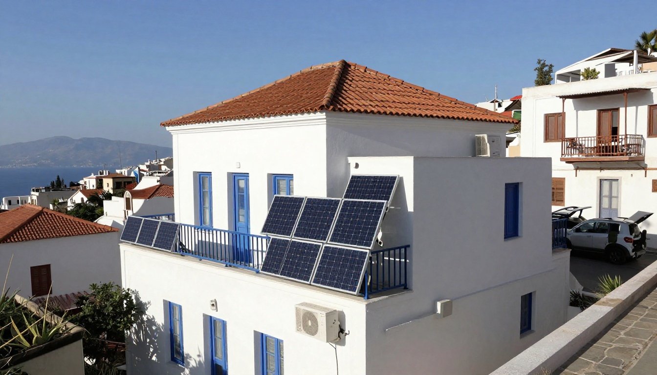 Grecia autoriza la instalación de paneles solares en balcones