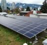 Instalación de Energía Solar Vertical en Vancouver