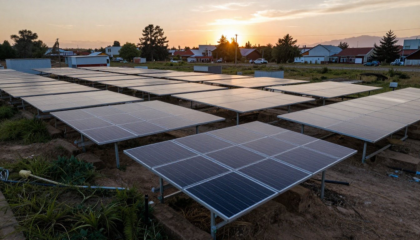 Sistema de montaje para instalaciones fotovoltaicas en muros de gaviones