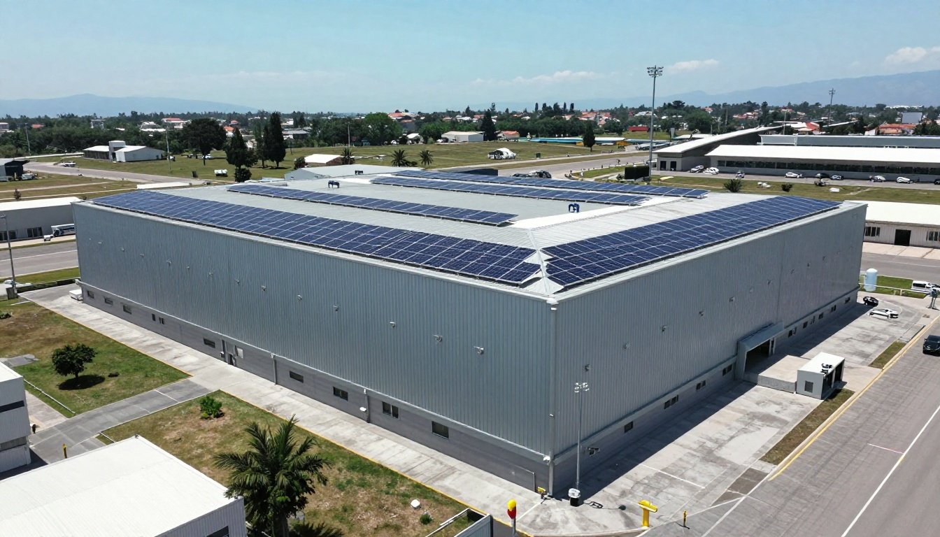 El Aeropuerto de Nápoles en Florida Adopta Energía Solar en su Nuevo Almacén