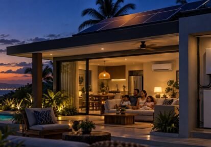 cuánto dura una batería solar alimentando una casa