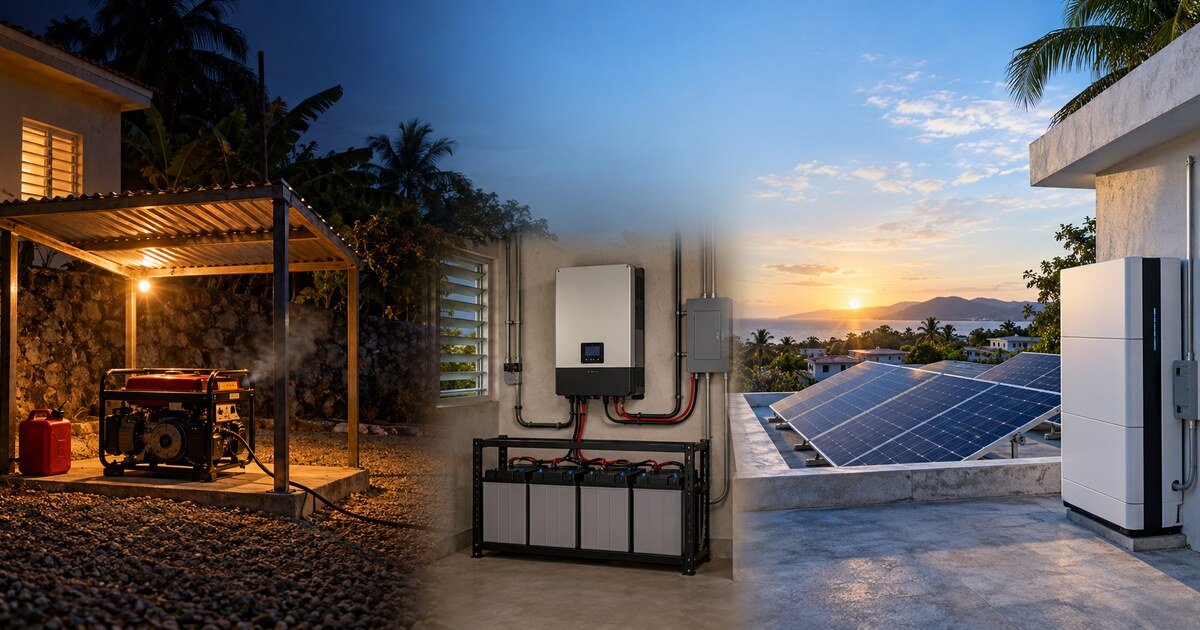 solar con baterías