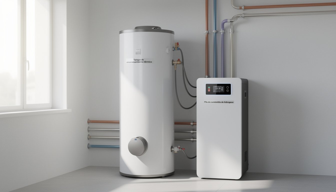 Innovaciones en calentamiento eficiente mediante hidrógeno y almacenamiento térmico