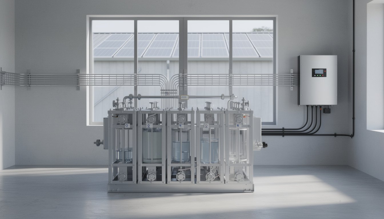Baterías de flujo de hierro-plomo como solución para el almacenamiento de energía solar