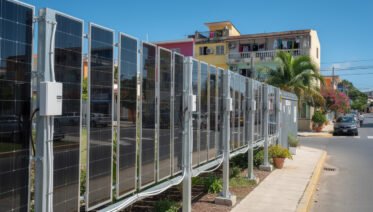 Cercas fotovoltaicas bifaciales y su futuro en República Dominicana