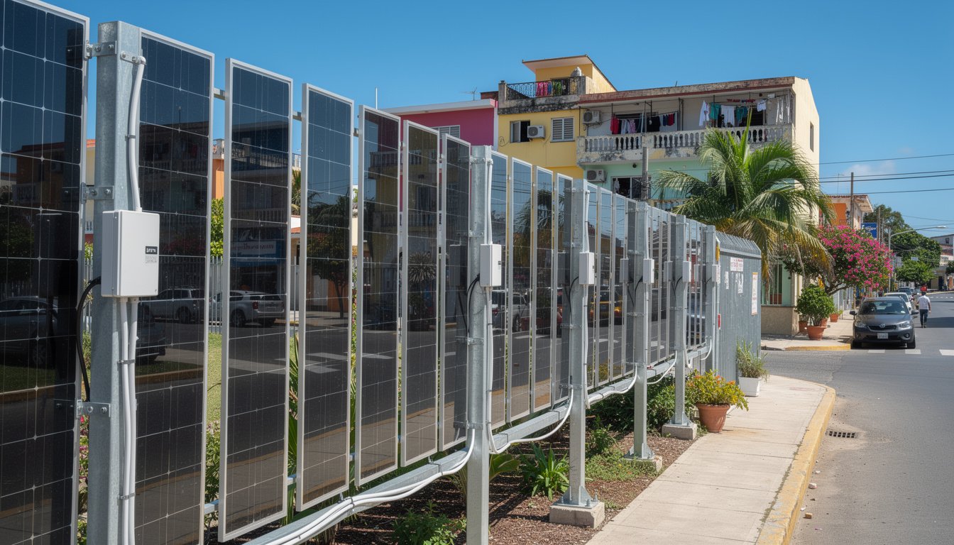 Cercas fotovoltaicas bifaciales y su futuro en República Dominicana