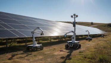 Cómo la Inteligencia Artificial y la Robótica Mejoran la Eficiencia en Proyectos Solares