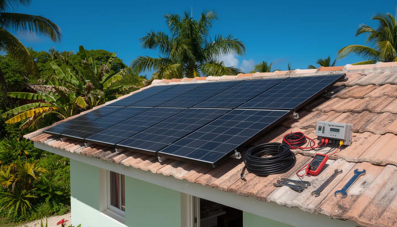 Eficiencia de los paneles solares y su impacto en instalaciones en República Dominicana