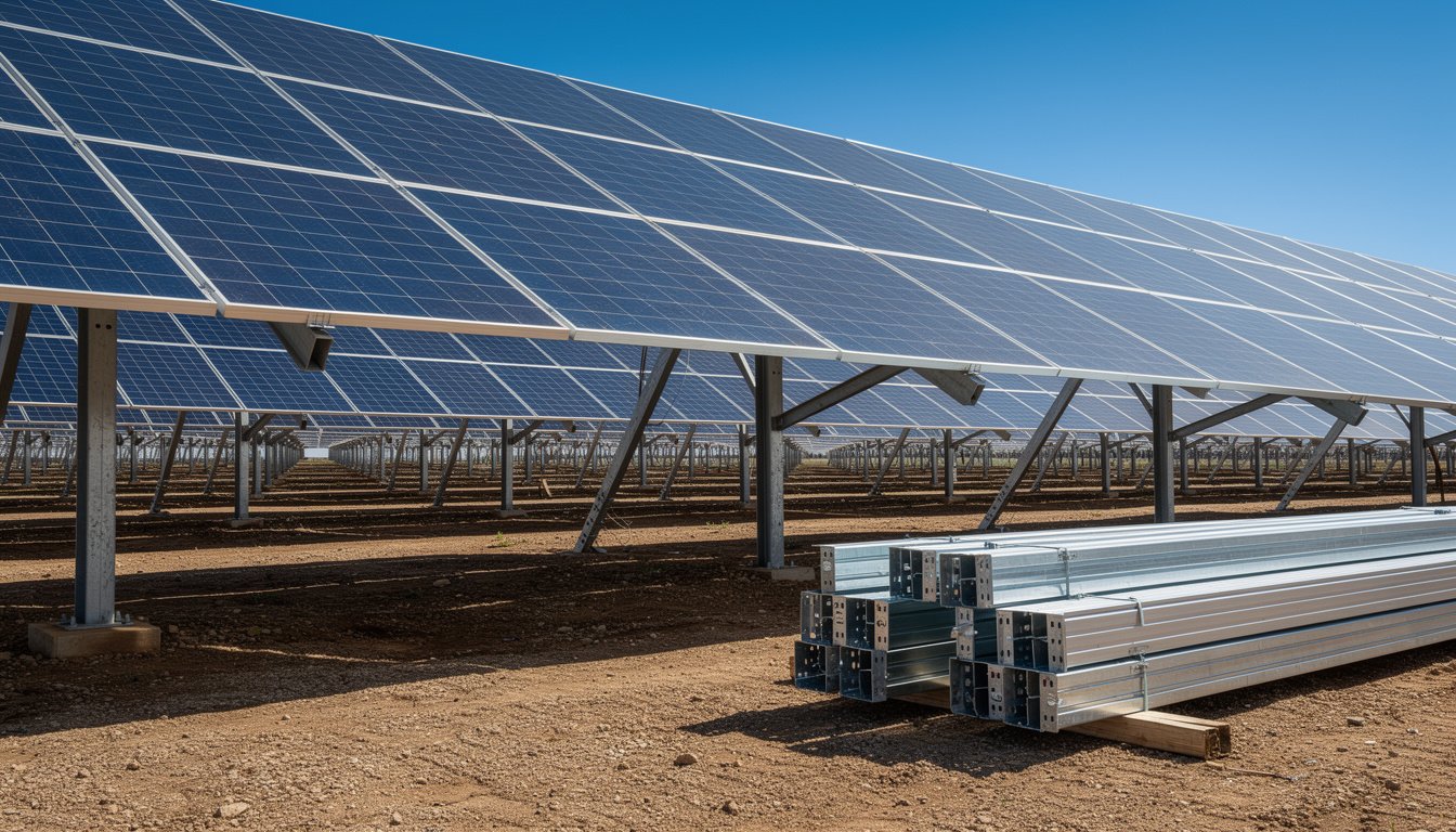 Innovaciones en Construcción para Paneles Solares a Gran Escala