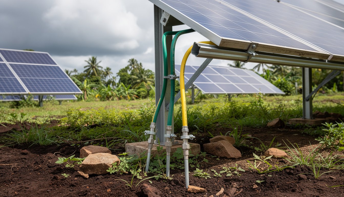 La Importancia de Múltiples Puntos de Conexión a Tierra en Sistemas Fotovoltaicos