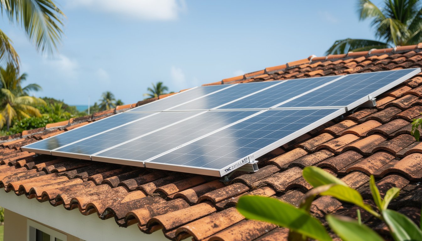 La nueva era de módulos solares adaptables para techos en hogares dominicanos