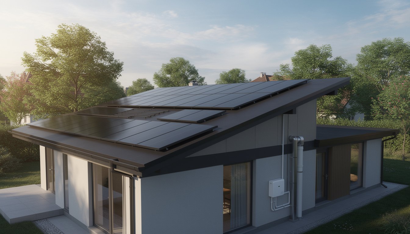 Ventajas de los paneles solares todo negro para viviendas