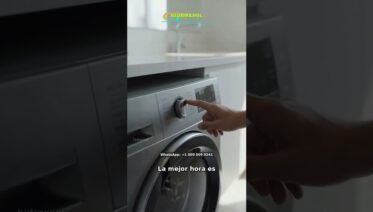 El mejor momento para usar la lavadora con paneles solares y ahorrar energía